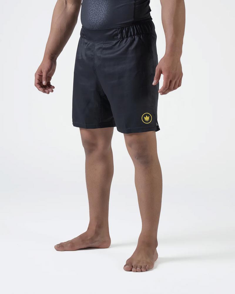 Kingz hybrid Mi-K grappling Shorts-black